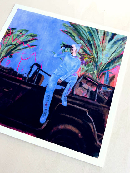 Watchful Wanderer Fine Art Print